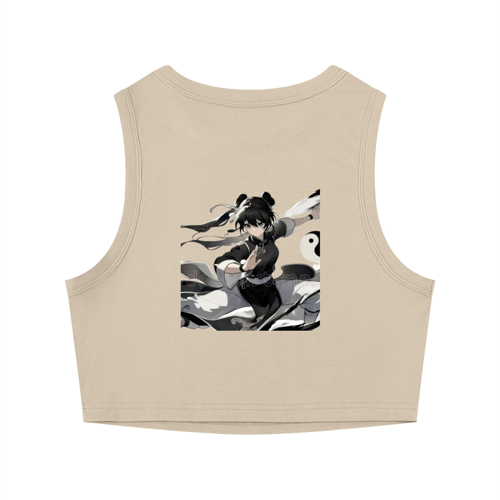 Women's Tight Crewneck Crop Tank Top