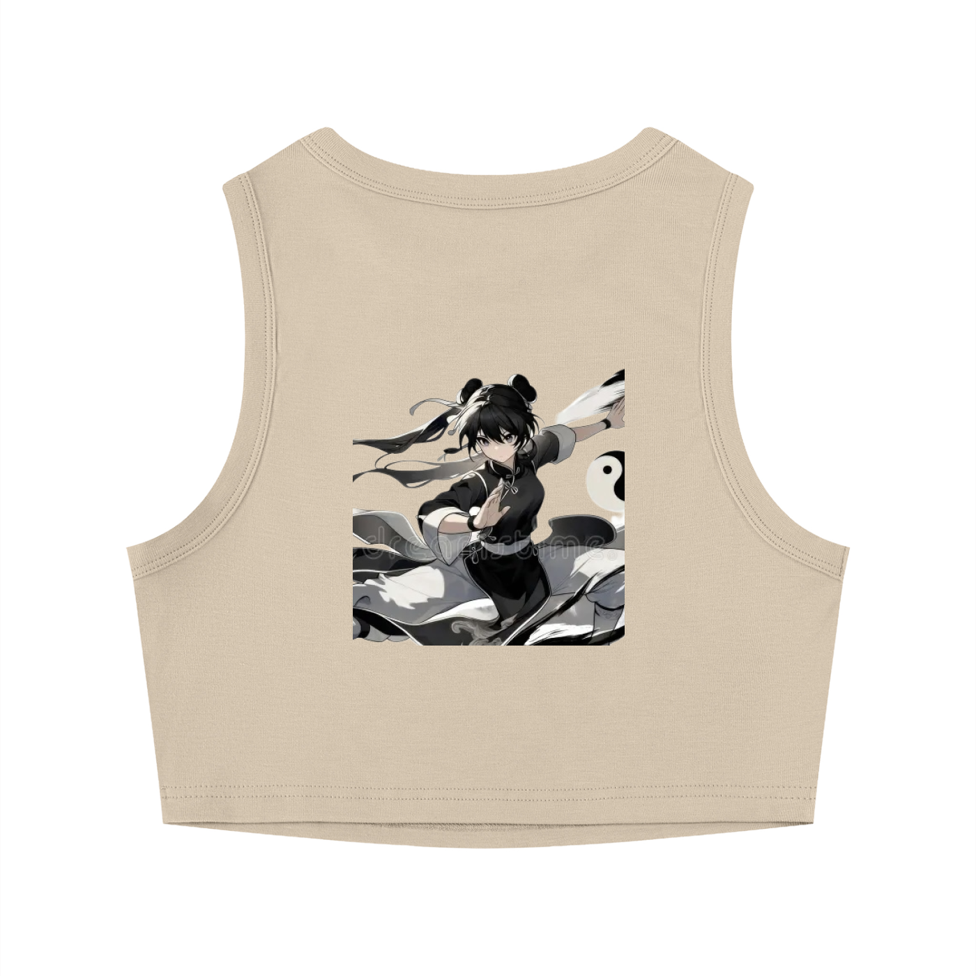 Women's Tight Crewneck Crop Tank Top