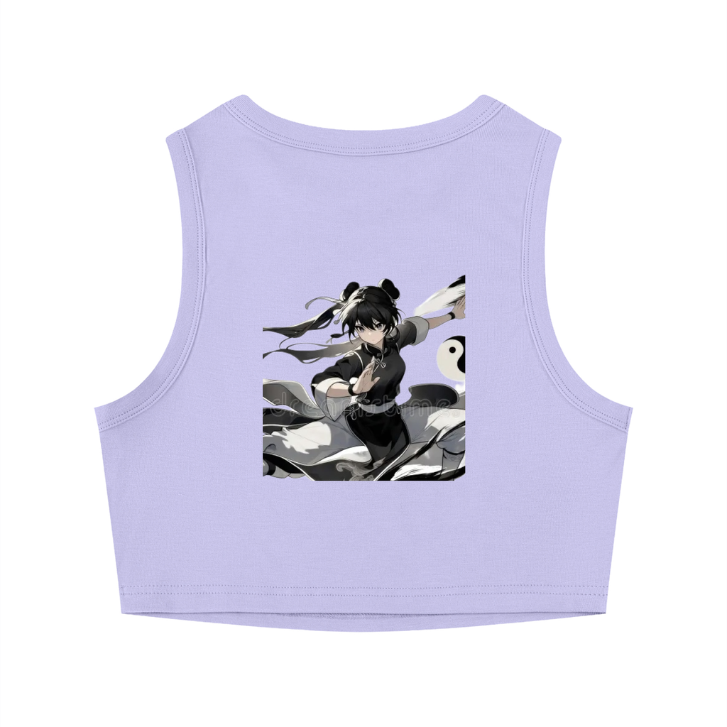 Women's Tight Crewneck Crop Tank Top