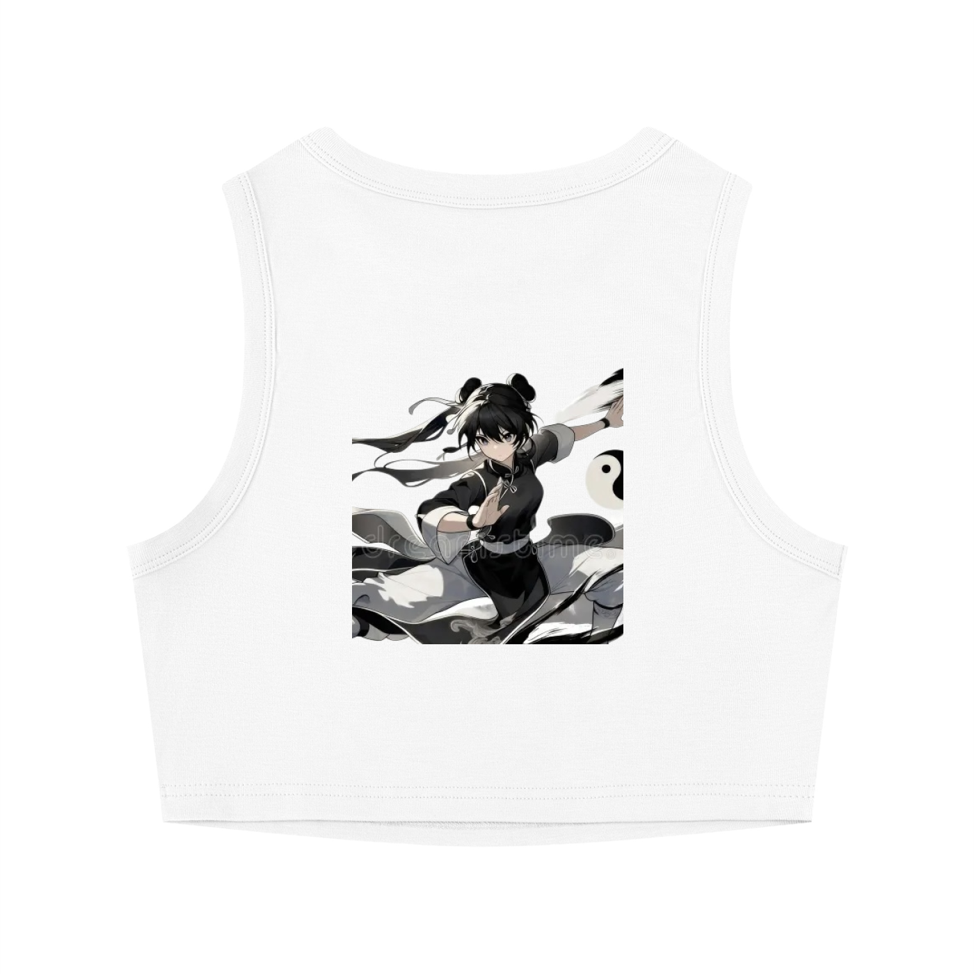 Women's Tight Crewneck Crop Tank Top