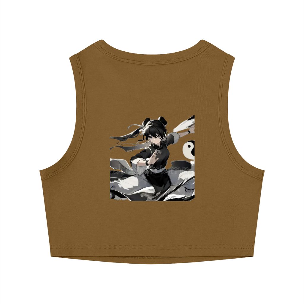 Women's Tight Crewneck Crop Tank Top