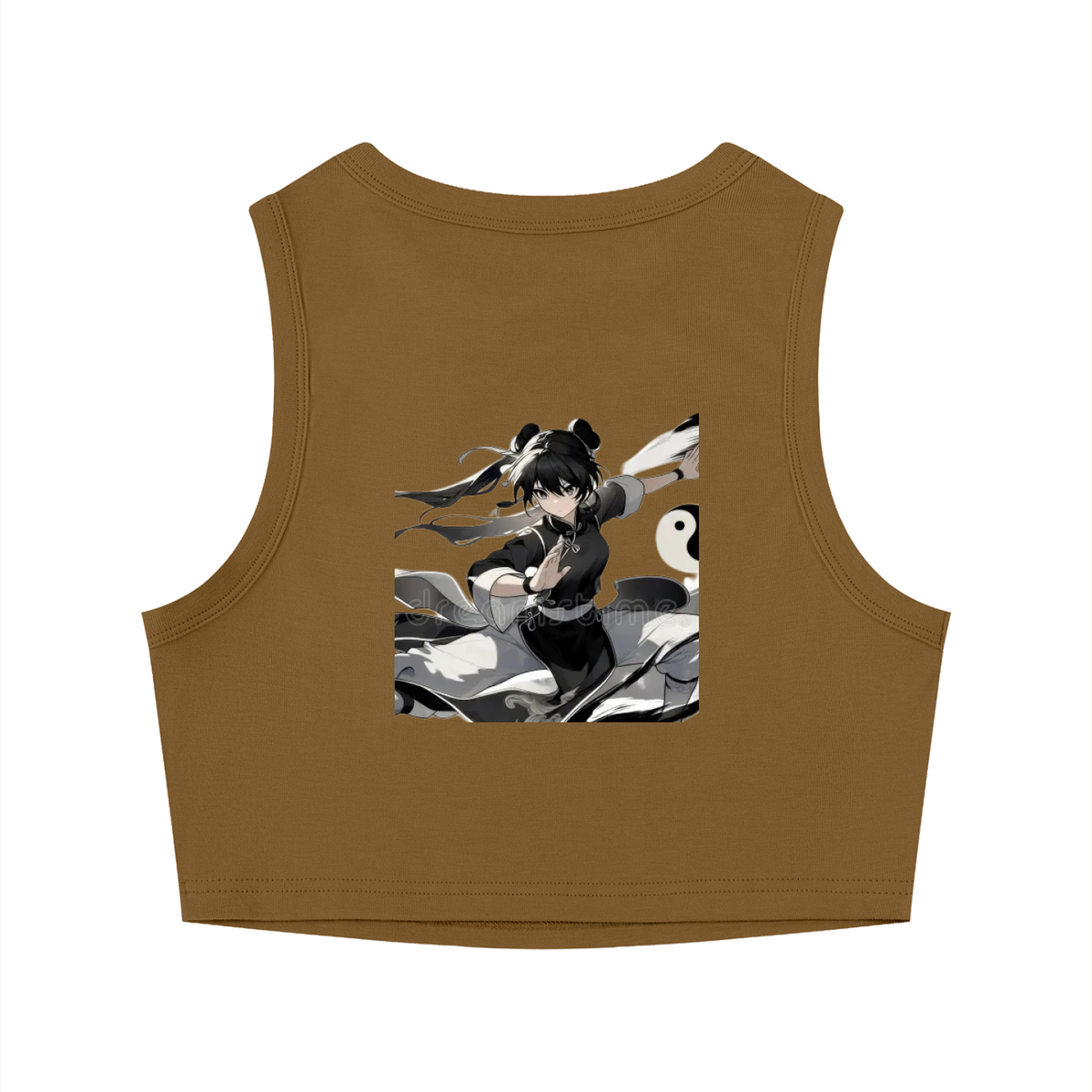Women's Tight Crewneck Crop Tank Top