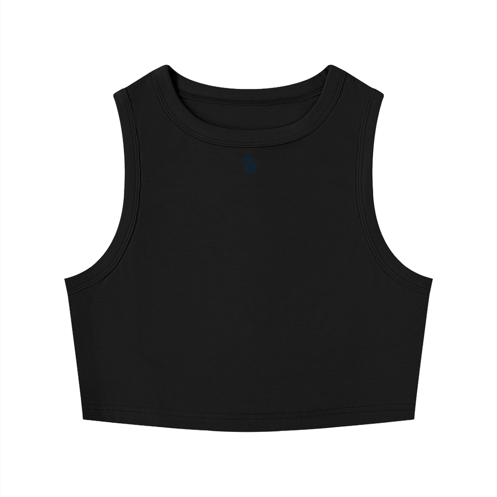Women's Tight Crewneck Crop Tank Top