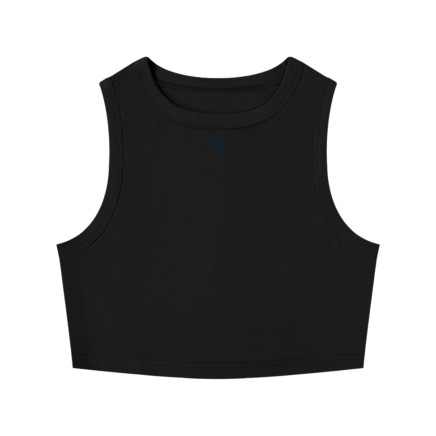 Women's Tight Crewneck Crop Tank Top