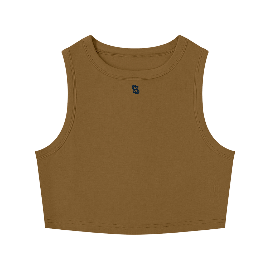 Women's Tight Crewneck Crop Tank Top