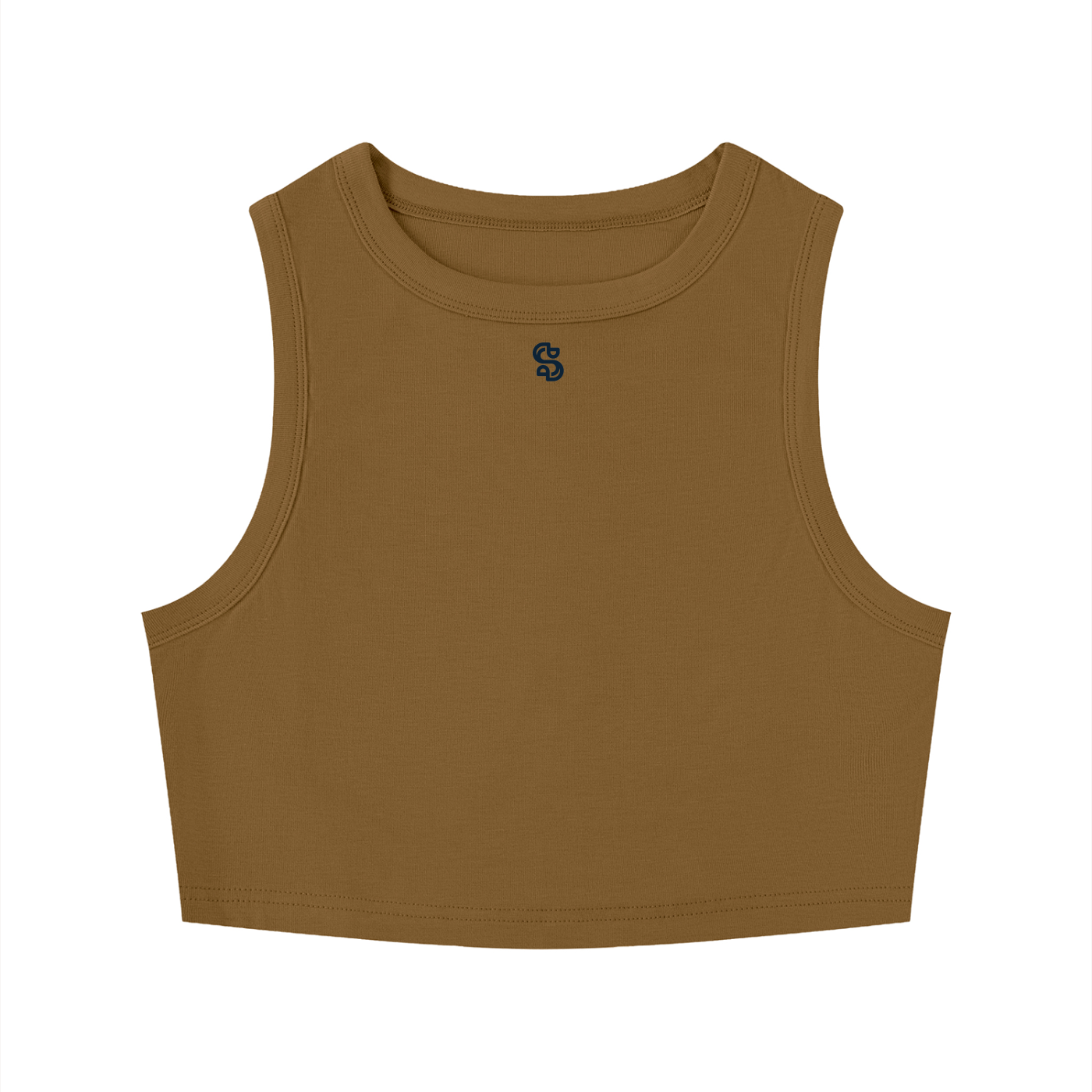 Women's Tight Crewneck Crop Tank Top